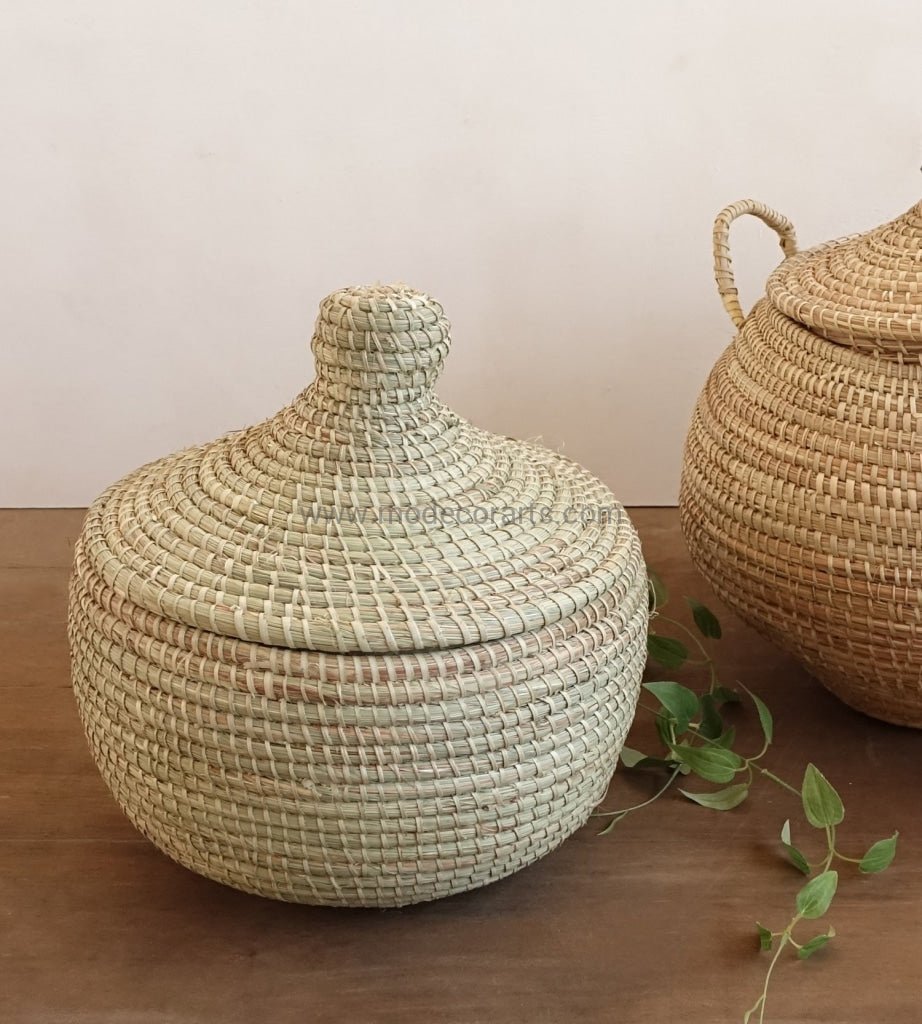 Discover Beautiful Small Lidded Basket modecorarts